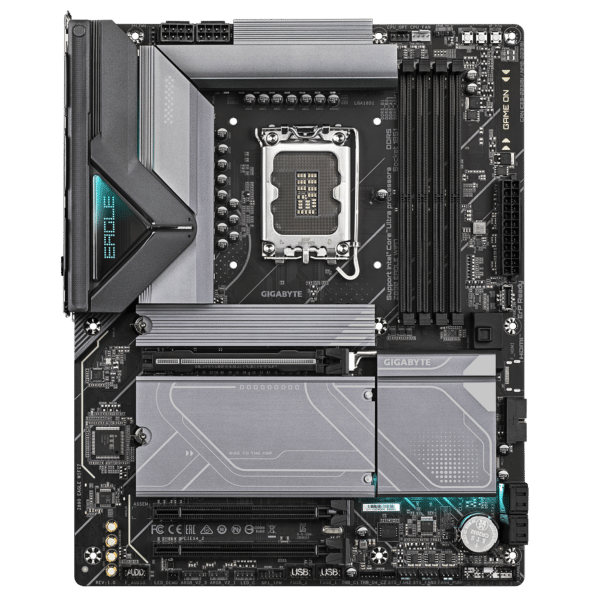 ⁦לוח אם – Gigabyte Z890 Egale LGA1851 ATX WIFI7 2.5GbE Lan DDR5⁩ – תמונה ⁦2⁩