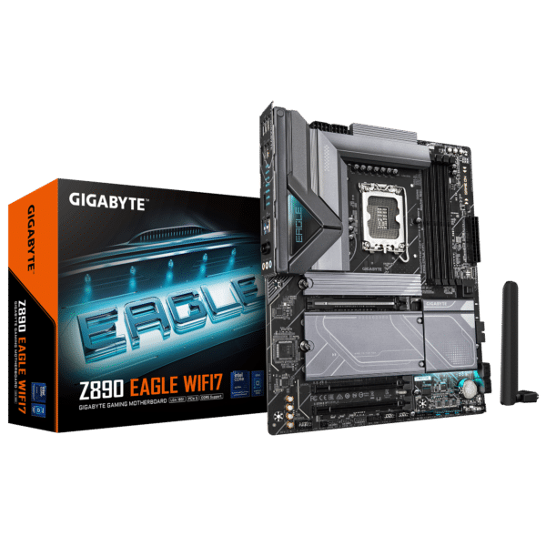 לוח אם – Gigabyte Z890 Egale LGA1851 ATX WIFI7 2.5GbE Lan DDR5