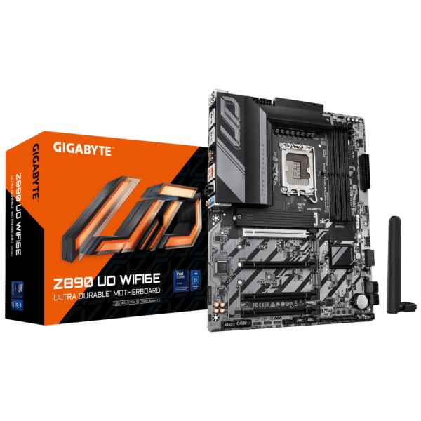 לוח אם – Gigabyte Z890 UD LGA1851 ATX WIFI6E 2.5GbE Lan DDR5