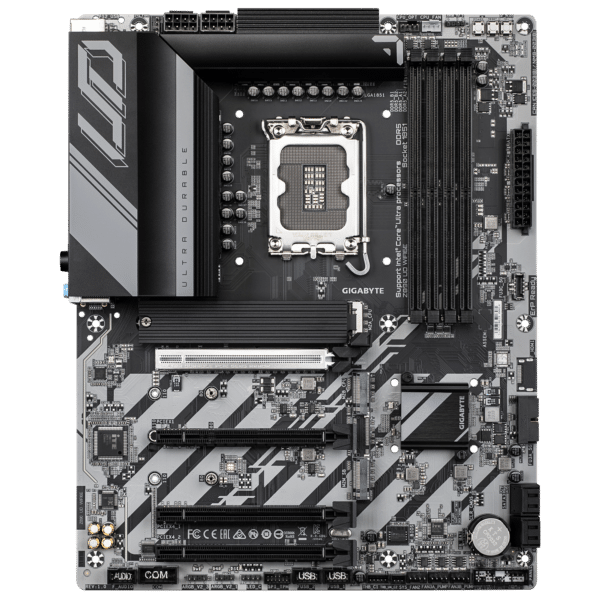 ⁦לוח אם – Gigabyte Z890 UD LGA1851 ATX WIFI6E 2.5GbE Lan DDR5⁩ – תמונה ⁦2⁩