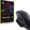 ⁦עכבר גיימינג אלחוטי - Corsair DARK CORE RGB PRO Wireless - צבע שחור⁩ – תמונה ⁦2⁩