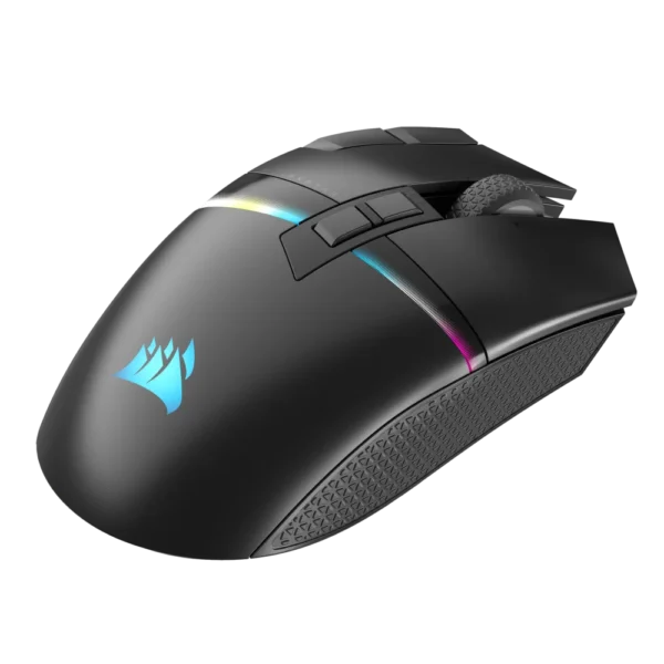 ⁦עכבר גיימינג אלחוטי - Corsair DARKSTAR WIRELESS RGB MMO Gaming - צבע שחור⁩ – תמונה ⁦3⁩