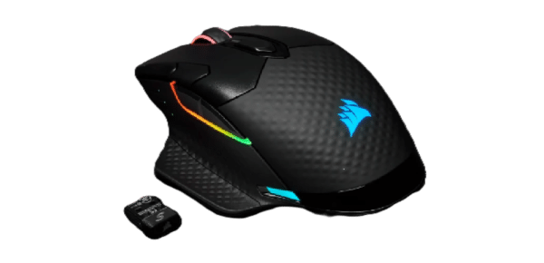 ⁦עכבר גיימינג אלחוטי - Corsair DARK CORE RGB PRO Wireless - צבע שחור⁩ – תמונה ⁦4⁩