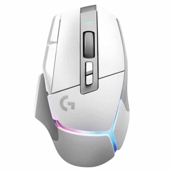 עכבר גיימינג אלחוטי - Logitech G502 X Plus Wireless RGB White - צבע לבן