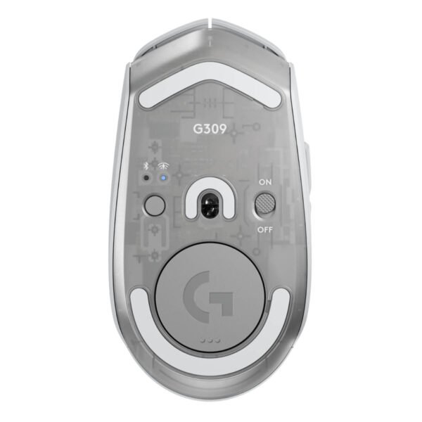 ⁦עכבר גיימינג אלחוטי - Logitech G309 Lightspeed White - צבע לבן⁩ – תמונה ⁦5⁩