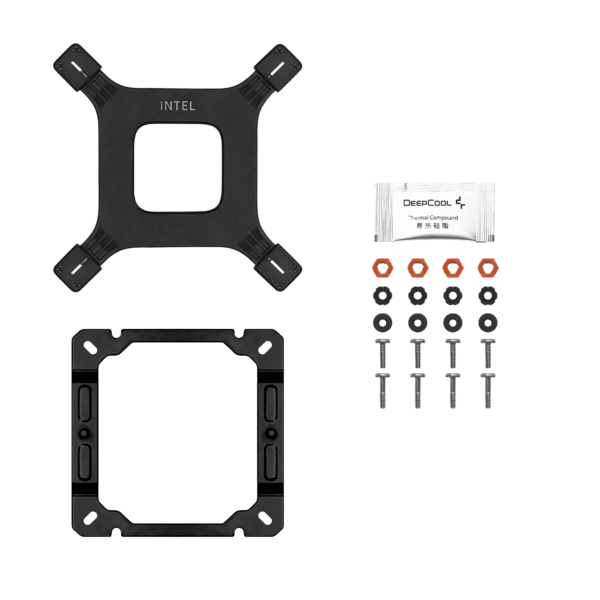 ⁦קירור למעבד - DeepCool AG400 ARGB Black - צבע שחור⁩ – תמונה ⁦8⁩