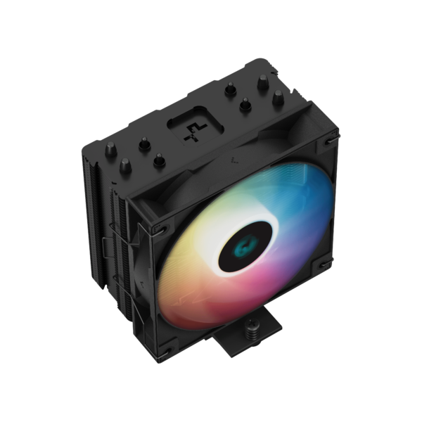 ⁦קירור למעבד - DeepCool AG400 ARGB Black - צבע שחור⁩ – תמונה ⁦2⁩