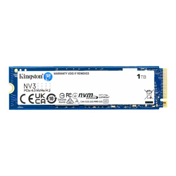 ⁦SSD פנימי – Kingston NV3 1TB NVME GEN 4.0 M.2 2280⁩ – תמונה ⁦3⁩