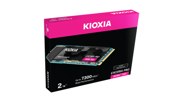 ⁦SSD פנימי – Kioxia Exceria Pro 2TB NVME GEN 4.0 M.2 2280⁩ – תמונה ⁦2⁩