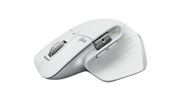 ⁦עכבר אלחוטי - Logitech MX MASTER 3S for MAC - צבע אפור בהיר⁩ – תמונה ⁦4⁩