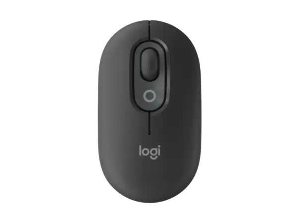 עכבר אלחוטי - Logitech POP Emoji - צבע שחור Graphite