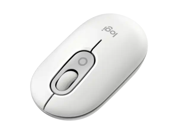 ⁦עכבר אלחוטי - Logitech POP Emoji - צבע לבן Off-White⁩ – תמונה ⁦3⁩