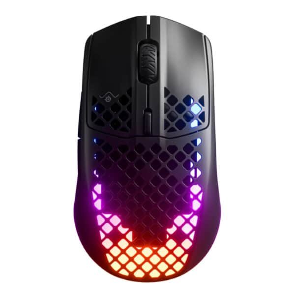 עכבר גיימינג אלחוטי - SteelSeries Aerox 3 Wireless Black Onyx - צבע שחור