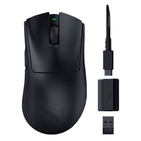 ⁦עכבר גיימינג אלחוטי - Razer DeathAdder V3 HyperSpeed⁩ – תמונה ⁦2⁩