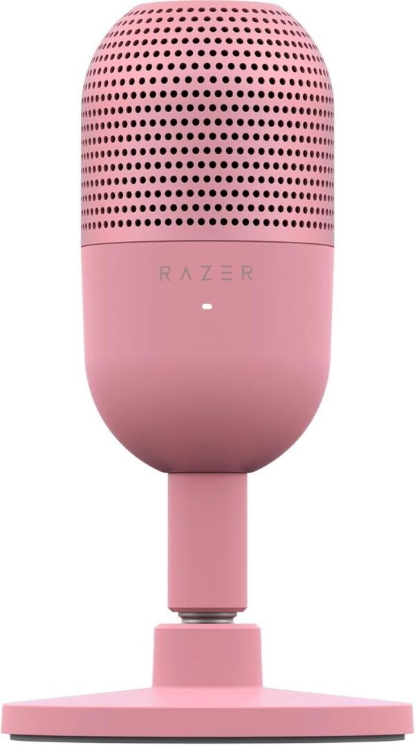 מיקרופון שולחני גיימינג - Razer Seiren V3 Mini - צבע ורוד