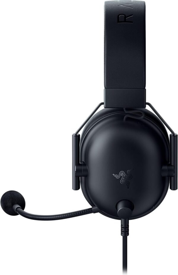 ⁦אוזניות גיימינג – PlayStation LICENSED - Razer BlackShark V2 X  – צבע שחור⁩ – תמונה ⁦3⁩