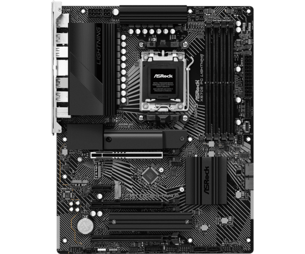 ⁦לוח אם – ASRock X670E PG Lightning ATX 2.5GbE Lan AM5 DDR5⁩ – תמונה ⁦2⁩