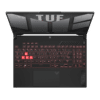⁦מחשב נייד - Asus TUF A15 RYZEN 7 7735HS 16GB DDR5 512GB 4050 WIN11H - צבע אפור כהה⁩ – תמונה ⁦4⁩