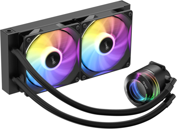 ⁦קירור נוזלי למעבד – Antec Vortex Lum 240mm ARGB - צבע שחור⁩ – תמונה ⁦2⁩