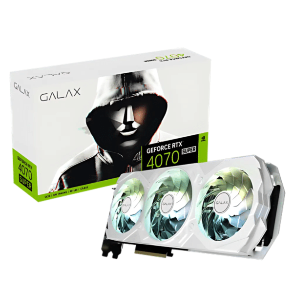 כרטיס מסך – Galax GeForce RTX 4070 Super EX Gamer White 1-Click OC 12GB - צבע לבן