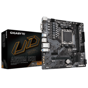 לוח אם – Gigabyte A620M S2H Micro-ATX AM5 DDR5