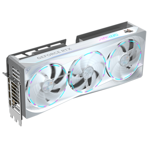 ⁦כרטיס מסך – Gigabyte Aorus GeForce RTX 5080 Master Ice 16GB – צבע לבן⁩ – תמונה ⁦3⁩