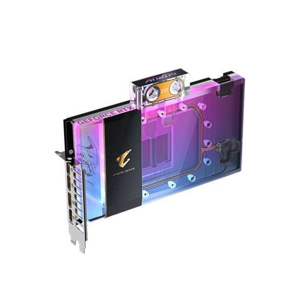 ⁦כרטיס מסך – Gigabyte AORUS GeForce RTX 5090 Xtreme Waterforce WaterBlock 32GB – צבע שחור - הזמנה מראש! אספקה לא סדירה!⁩ – תמונה ⁦4⁩