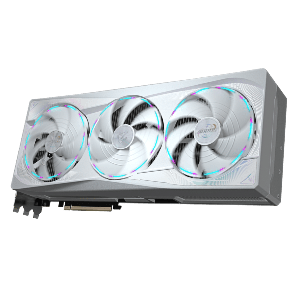 ⁦כרטיס מסך – Gigabyte AORUS GeForce RTX 5090 Master Ice 32GB – צבע לבן⁩ – תמונה ⁦5⁩
