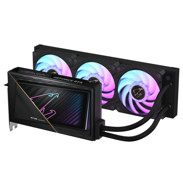 ⁦כרטיס מסך – Gigabyte AORUS GeForce RTX 5090 Xtreme Waterforce 32GB – צבע שחור⁩ – תמונה ⁦2⁩