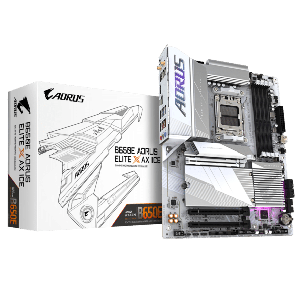 לוח אם – Gigabyte B650E A Elite X AX ICE ATX WIFI6E 2.5GbE Lan AM5 DDR5