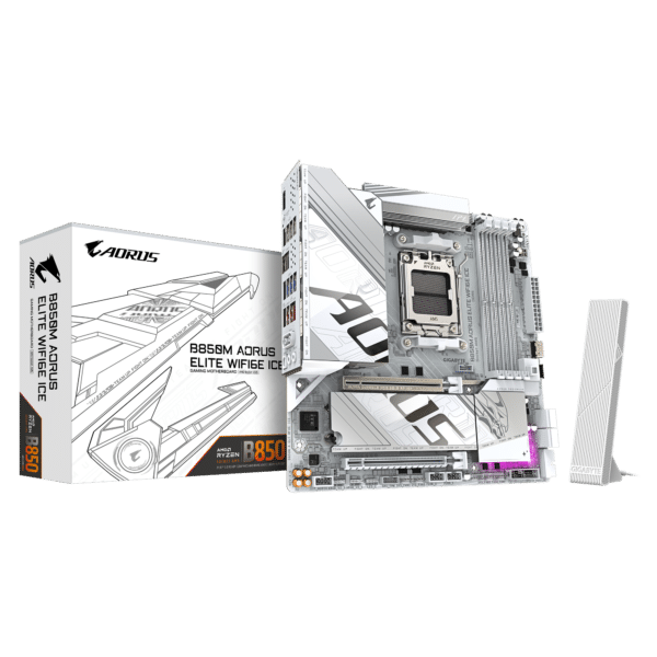 לוח אם – Gigabyte B850M Aorus Elite Micro-ATX WIFI6E 2.5GbE Lan AM5 DDR5