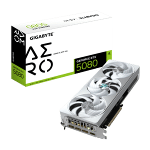כרטיס מסך – Gigabyte GeForce RTX 5080 Aero OC SFF 16GB – צבע לבן
