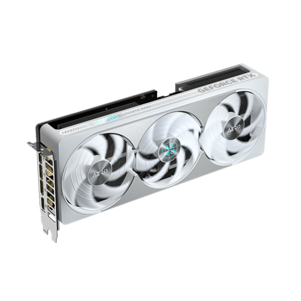 ⁦כרטיס מסך – Gigabyte GeForce RTX 5080 Aero OC SFF 16GB – צבע לבן⁩ – תמונה ⁦6⁩