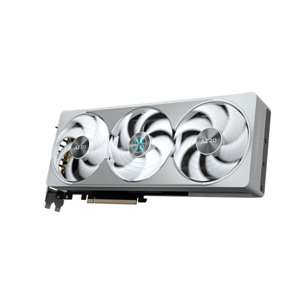⁦כרטיס מסך – Gigabyte GeForce RTX 5080 Aero OC SFF 16GB – צבע לבן⁩ – תמונה ⁦4⁩