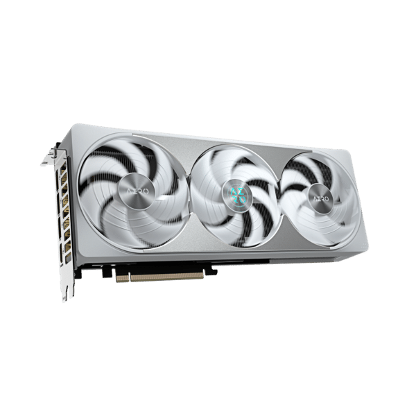 ⁦כרטיס מסך – Gigabyte GeForce RTX 5080 Aero OC SFF 16GB – צבע לבן⁩ – תמונה ⁦3⁩