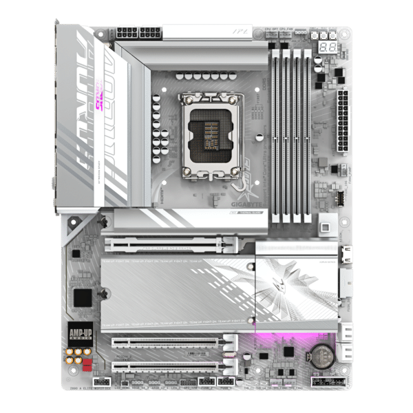⁦לוח אם – Gigabyte Z890 Aorus Elite ATX WIFI7 2.5GbE Lan LGA1851 DDR5⁩ – תמונה ⁦2⁩