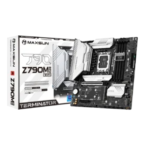 לוח אם – Maxsun Terminator B760M D5 Micro-ATX WIFI6E 2.5GbE Lan LGA1700 DDR5