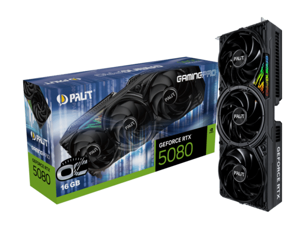 כרטיס מסך – Palit GeForce RTX 5080 GamingPro OC 16GB – פרטים ומחירים בקרוב!