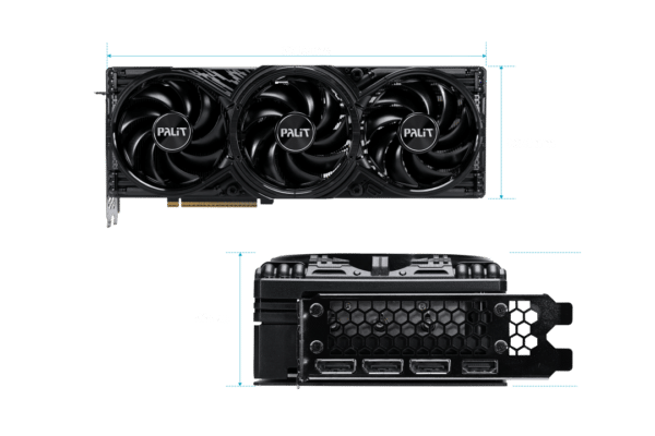 ⁦כרטיס מסך – Palit GeForce RTX 5080 GamingPro OC 16GB – פרטים ומחירים בקרוב!⁩ – תמונה ⁦10⁩