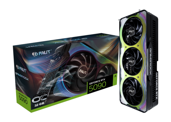 כרטיס מסך – Palit GeForce RTX 5090 GameRock OC 32GB – פרטים ומחירים בקרוב!