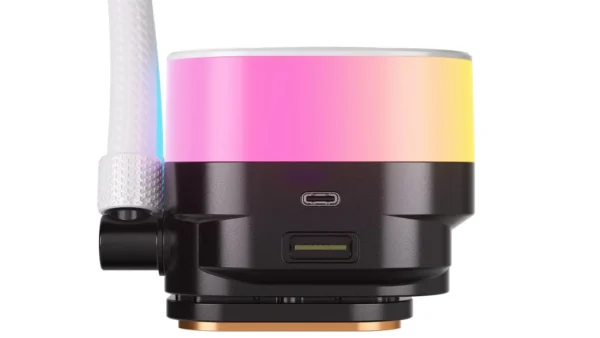 ⁦קירור נוזלי למעבד – Corsair iCUE LINK Titan RX RGB 240mm – צבע לבן⁩ – תמונה ⁦10⁩