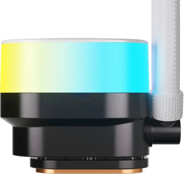 ⁦קירור נוזלי למעבד – Corsair iCUE LINK Titan RX RGB 240mm – צבע לבן⁩ – תמונה ⁦9⁩