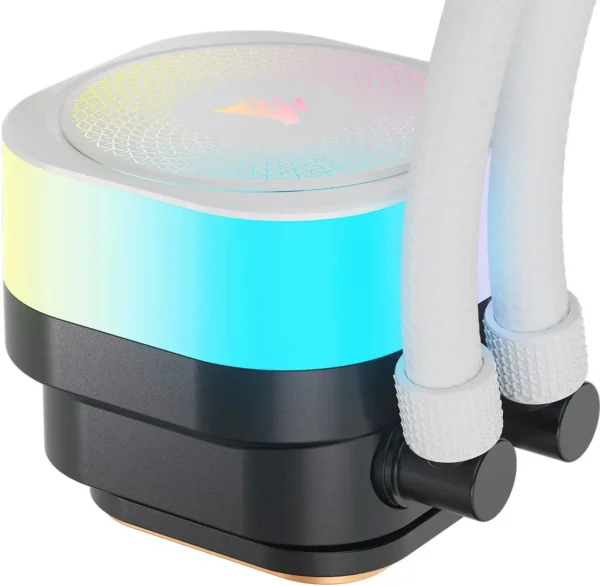 ⁦קירור נוזלי למעבד – Corsair iCUE LINK Titan RX RGB 240mm – צבע לבן⁩ – תמונה ⁦8⁩