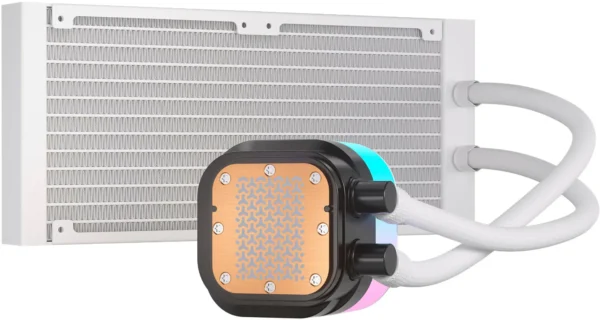 ⁦קירור נוזלי למעבד – Corsair iCUE LINK Titan RX RGB 240mm – צבע לבן⁩ – תמונה ⁦5⁩