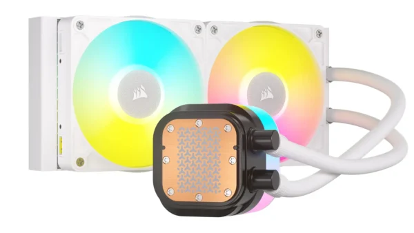 ⁦קירור נוזלי למעבד – Corsair iCUE LINK Titan RX RGB 240mm – צבע לבן⁩ – תמונה ⁦3⁩