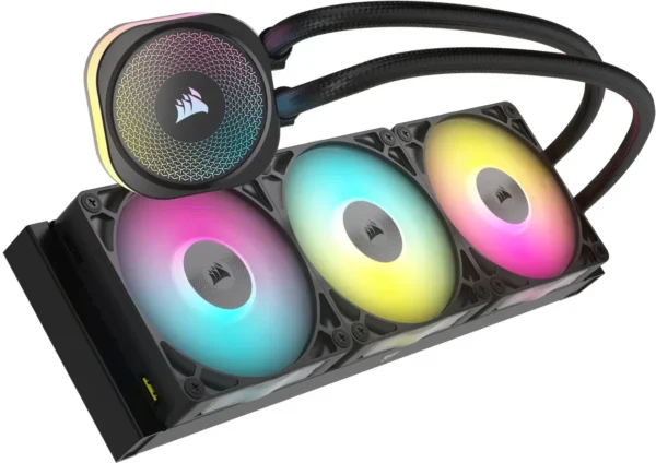⁦קירור נוזלי למעבד – Corsair iCUE LINK Titan 360 RX RGB 360mm – צבע שחור⁩ – תמונה ⁦2⁩