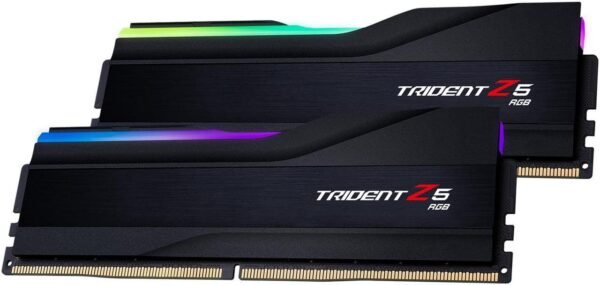 ⁦זכרון לנייח – G.Skill Trident Z5 RGB DDR5 32GB 2x16GB 6000MHz CL36 – צבע שחור⁩ – תמונה ⁦4⁩