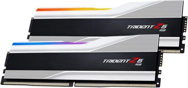 ⁦זכרון לנייח – G.Skill Trident Z5 RGB DDR5 32GB 2x16GB 6000MHz CL36 – צבע כסוף⁩ – תמונה ⁦4⁩