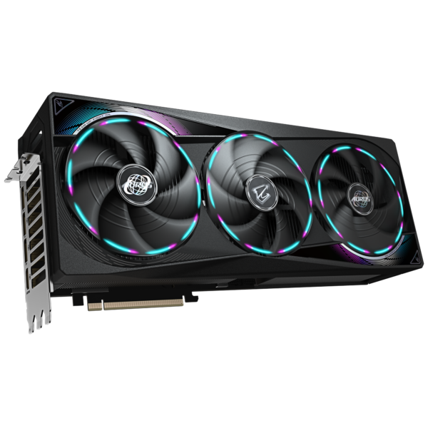 ⁦כרטיס מסך – Gigabyte Aorus GeForce RTX 5070 Ti Master 16GB – צבע שחור⁩ – תמונה ⁦4⁩