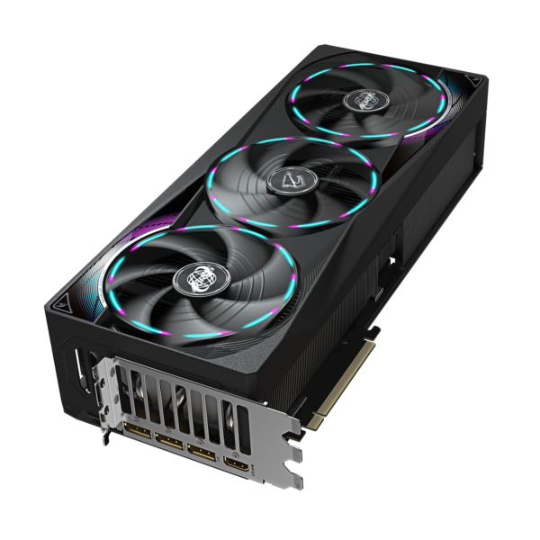 ⁦כרטיס מסך – Gigabyte Aorus GeForce RTX 5070 Ti Master 16GB – צבע שחור⁩ – תמונה ⁦3⁩